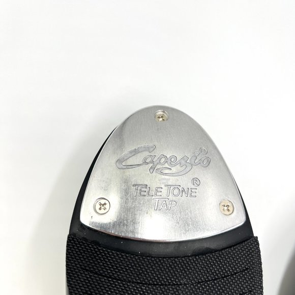 Capezio Womens Size 6 6M 3800 Mary‎ Jane Black Patent Buckled Dance Tap Shoes - Picture 10 of 14